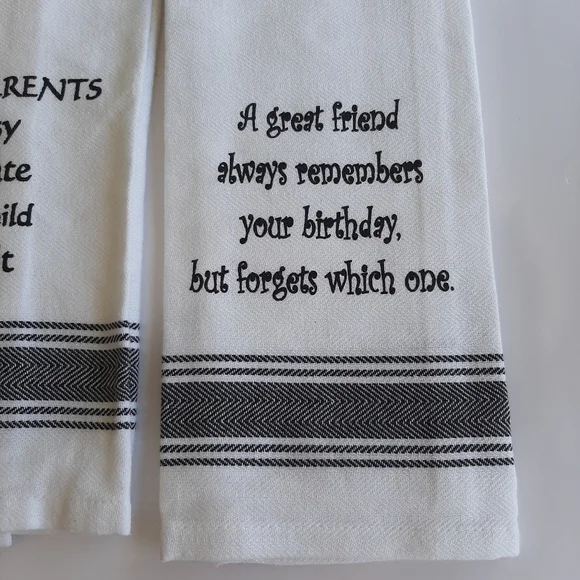 SET OF TWO NWOT DISH TOWELS - Picture 4 of 10